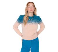 Trendyol Maglione da Donna a Girocollo di Base Regolare, Olio, S