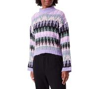 TRENDYOL Maglione da Donna Etnico a Maniche Lunghe Felpa, Lilla, S