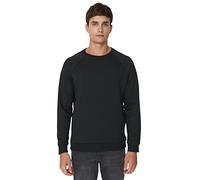 Trendyol Man Basics-Felpa Basic a Girocollo in Maglia, vestibilità Regolare Tuta, Nero, M Uomo
