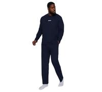 Trendyol Man Straight Knitted Sweatshirt-Sweatpants Plus Size Pajamas Set Pigiama, Navy Blue, 4XL Uomo