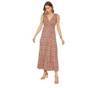 Trendyol Maxi A-Line Regular Fit Knit Dress Vestito, Multicolore, M Donna