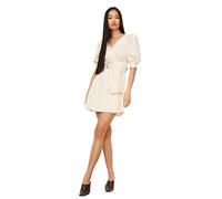 Trendyol Midi A-Line Regular Dress Vestito, Green, 36 EU/ 42 IT Donna