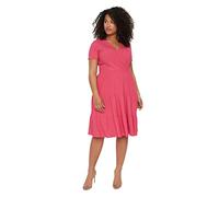 Trendyol Mini A-Line Regular Plus Size Dress Vestito, Fucsia, 5XL Donna