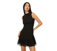 Trendyol Mini A-Line Regular Plus Size Dress Vestito, Navy Blue, 44 Donna