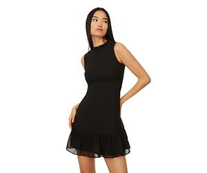 Trendyol Mini A-Line Regular Plus Size Dress Vestito, Navy Blue, 44 Donna