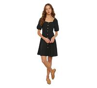 Trendyol Mini Bodycon Fitted Dress Vestito, Black, 42 Donna