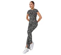 Trendyol Pantaloni da Donna a Vita Alta con Gamba Svasata, Multicolore, S