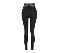 Trendyol Pantaloni sportivi nero / bianco Donna Trendyol M