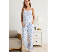 Trendyol Pigiama blu chiaro / bianco Donna Trendyol XL