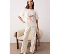 Trendyol Pigiama écru / senape / rosa / rosa antico Donna Trendyol M