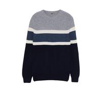 Trendyol Pullover navy / zappiro / grigio sfumato / bianco Uomo Trendyol S navy / zappiro / grigio sfumato / bianco