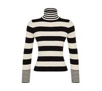 Trendyol Pullover nero / bianco Donna Trendyol XS nero / bianco