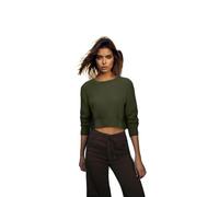 Trendyol Regular Fit Basic Crew Neck Knitwear Sweater Maglione, Khaki, S Donna