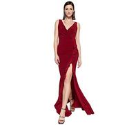 Trendyol Schwungrad Detailliertes Abendkleid Abito da Sera Formale, Burgundy, 34 da Donna