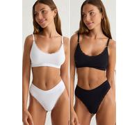 Trendyol Slip nero / bianco Donna Trendyol M nero / bianco