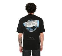 Trendyol T-Shirt a Maglia Girocollo di Base Maschile, Nero, L