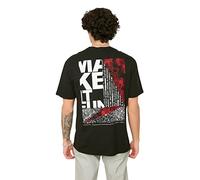 Trendyol T-Shirt da Uomo Nera con Stampa Posteriore Taglie Forti, Nero