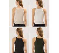 Trendyol Top crema / antracite / cachi / bianco, Taglia XL