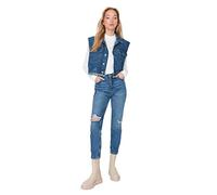 Trendyol Twoaw23je00069/Mavi Jeans, Blu, 74 IT Donna
