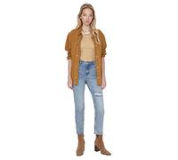 Trendyol Twoaw23je00203/Açık Mavi Jeans, Azzurro, 72 Donna