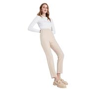 Trendyol Twoss20pl0515 Pantaloni, Beige, 68 Donna
