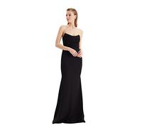 Trendyol Vestito da Sera e Promenade Regolari della Sirena, Nero, 70 Donna