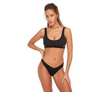 Trendyol Women Normal Waist Normal Trotter Bikini Bottom, Nuoto Donna, Black,