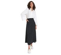 Trendyol Women Young Maxi A-Line Regular Woven Modest Skirts Gonna Bambina, Black, 48 Donna