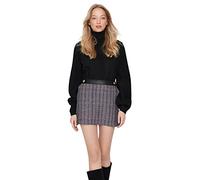 TRENDYOL Gonna da Donna Mini Line in Tessuto Skirt, Gray, 34