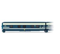 Trenhotel Talgo, allenatore dormire con la porta sul lato sinistro in originale blu/beige livrea, periodo ho