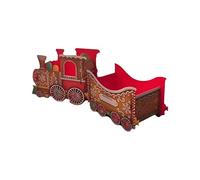 Treni Di Natale - Porta Del Deposito Di Caramelle, Decorazioni Per Le Vacanze | Titolare Di Carattere Di Caramella Di Santa's Train | Contenitore Di Stoccaggio Decorativo Per Le Vacanze Invernali Per
