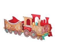 Treni Santa Christmas Train porta regalo, scatola di Natale per scuola, ufficio, appartamento, camera da letto, scrivania, viaggio, decorazione per la casa