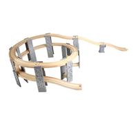Treni Set ferroviario Accessori completi Kit di costruzione di binari ferroviari