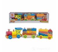 TRENINO COLORATO LEGNO CM 41