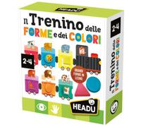 HEADU - Trenino delle Forme e dei Colori - Associa, Incastra e Gioca! - Un Gioco Educativo per Bambini dai 2 ai 4 anni - Made in Italy | IT61107