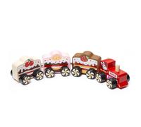Trenino di legno con magneti Cakes 4 pezzi CUBIKA