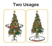 Trenino di Natale Set Musica leggera Trenino di Babbo Natale per intorno e sotto l'albero Giocattoli elettrici a batteria per