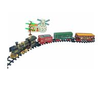 TRENINO ELETTRICO NATALIZIO CON MULINO LUCI E SUONI DECORAZIONI NATALE 20PCS