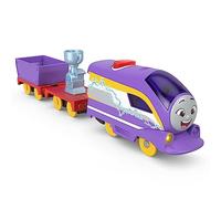 Trenino giocattolo parlante Thomas and Friends, motore Kana motorizzato a batteria con frasi suoni e carico per giochi in età prescolare, versione inglese inglese, HRB38