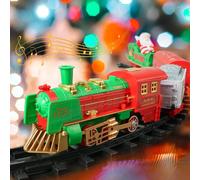 Trenino musicale con luci Led e binario per Albero di Natale Wisdom
