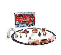 TRENINO NATALIZIO ALBERO DI NATALE TRENO ELETTRICO DECORAZIONE CENTRO ALBERO