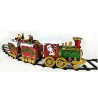 Trenino Pista lunga 430 cm TRENO con Luci e Suoni per sotto l'albero di natale Gioco Educativo Giocattolo Regalo per Bambini Montaggio Rapido e Semplice a batte-rie