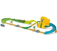 Pista Trenino Thomas Turbo Jungle Set Pista Turbo Velocità TrackMaster FJK50 Mat