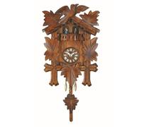 Trenkle Kuckulino Orologio dalla Foresta Nera in Miniatura al Quarzo con chiamo del cuculo, Ballerini Che Si girano