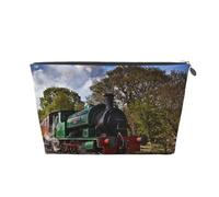 Treno a vapore, Borsa da toilette Borsa per trucco Borsa per cosmetici Borsa da toilette da viaggio portatile