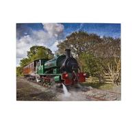 Treno a vapore, puzzle da 500 pezzi per adulti - Puzzle in legno per adulti e anziani