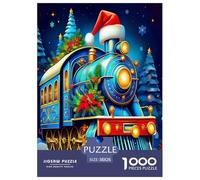 Treno a Vapore Puzzle Puzzle Da 1000 Pezzi Gioco Di Sfidaans Per Adulti Puzzle Per Il Divertimento Familiare Sfida Educativa Regalo Per La Decorazione Domestica 38x26cm/1000pcs
