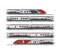 Treno ad alta velocità H0 Renabe 501 Giruno delle FFS Märklin 39811