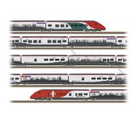 Treno ad alta velocità H0 Renabe 501 Giruno delle FFS TRIX H0 25811