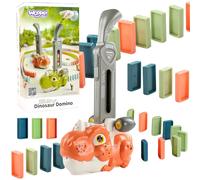Treno colorato di dinosauri per domino Woopie - 3 pezzi